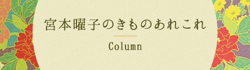 宮本曜子のきものあれこれ